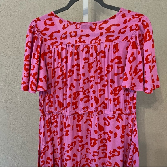 Petal and Pup Kelda Dress in red leopard Size Large - Picture 4 of 4